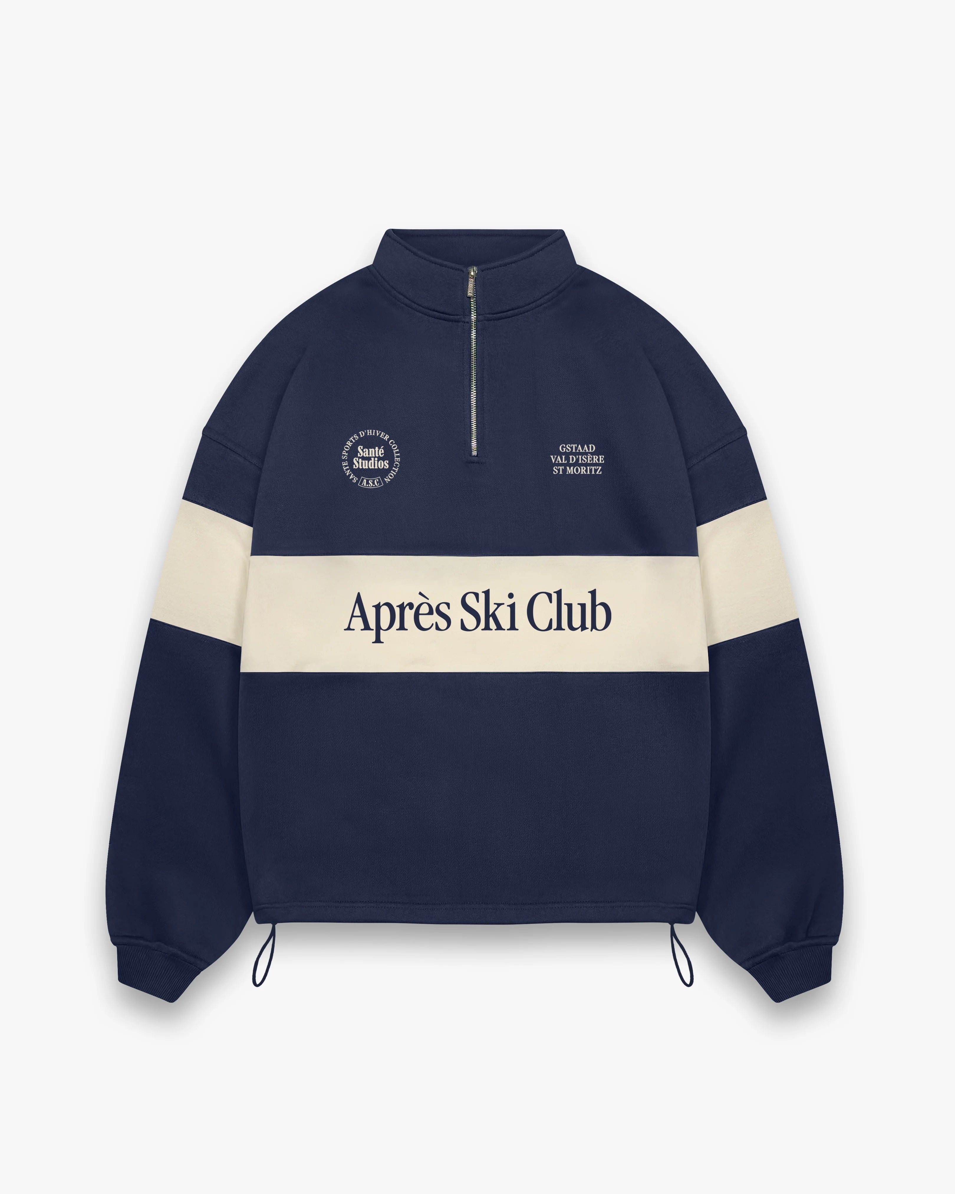 Après Ski Club Half Zip Panel Sweater