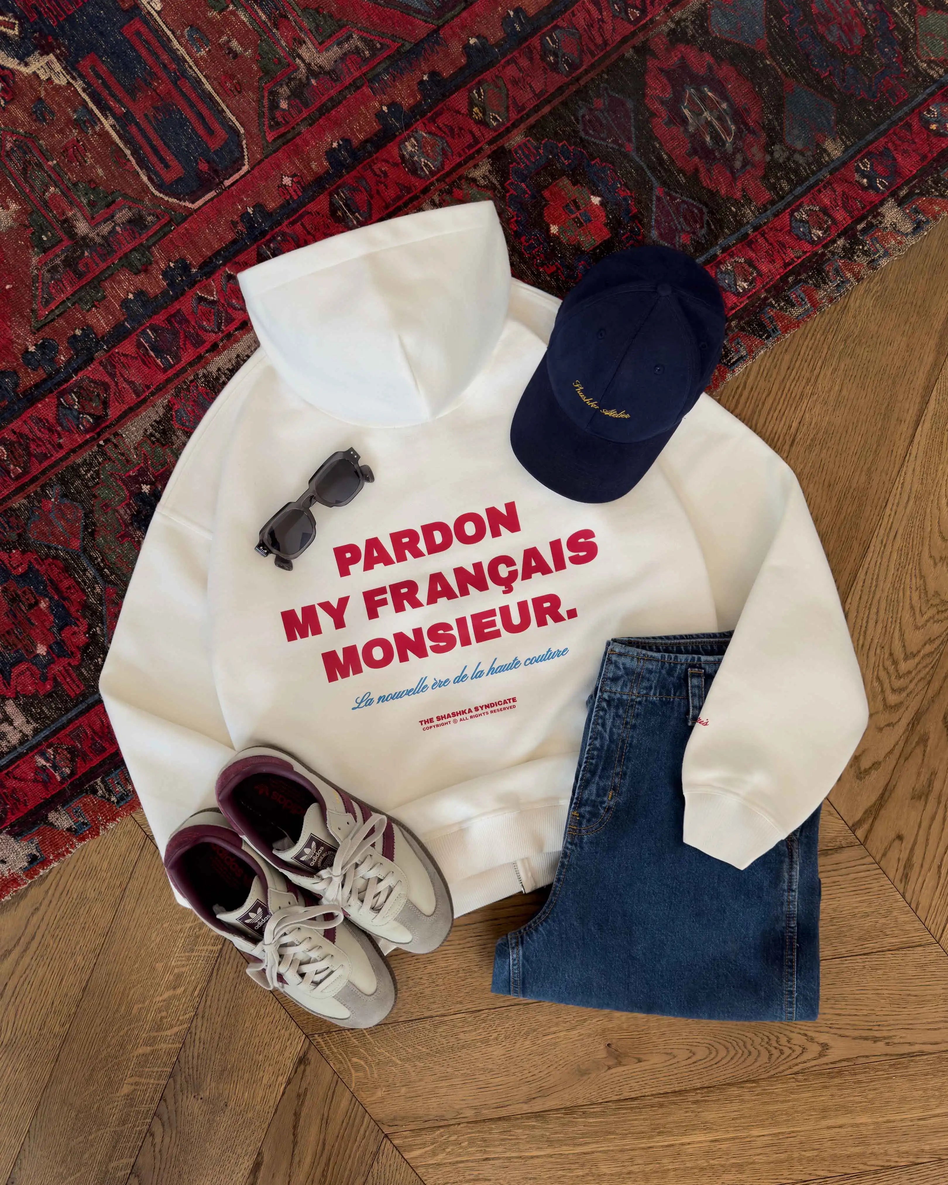 Pardon My Français Monsieur Zip Hoodie